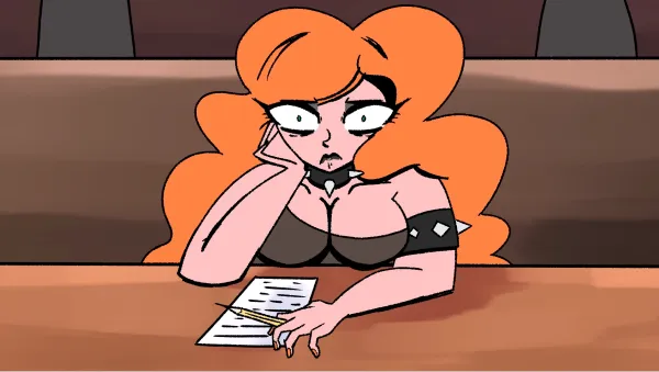 Female College Student, Exam Poop Desperation